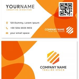 business card shown with general info for product image