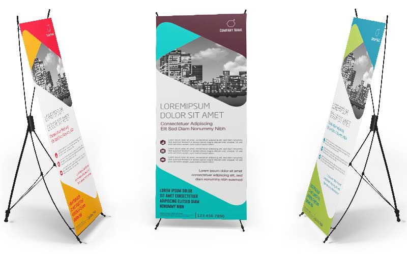 3 X stand banners product image