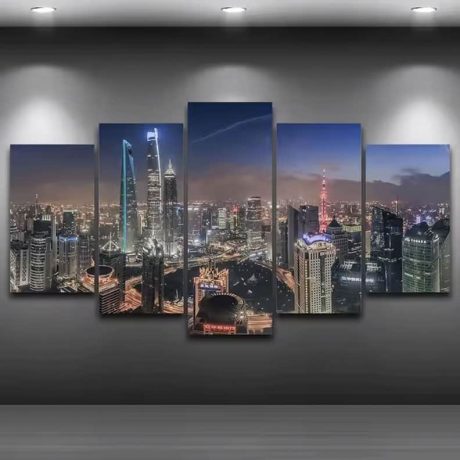 Skyscrapers on Canvas
