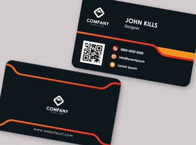 Business cards, plastic