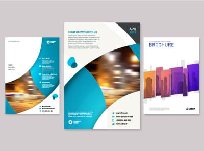 Flyers and brochures
