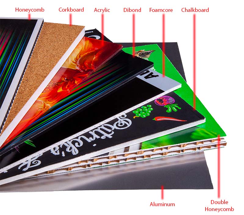 Substrate Printing Material Options
