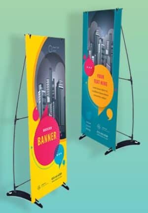 Retractable Banners H Stand Banner