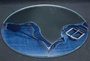 mirror printing blue