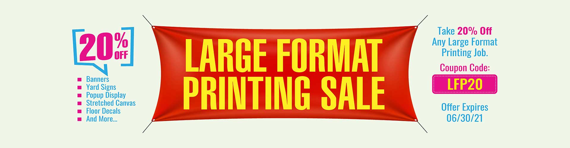 Large Format Printing Sale