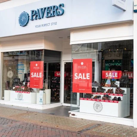 Sale at Pavers, Eastbourne, Sussex, England - Dec 28 2019