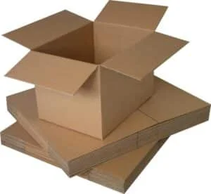 flat corrugated box