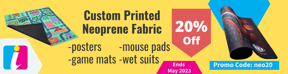 Custom Printed Neoprene Fabric