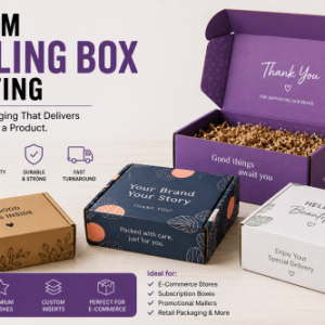 Custom Mailing Box Printing for E-Commerce, Subscription Boxes, Retail Packaging and Branded Shipping Solutions