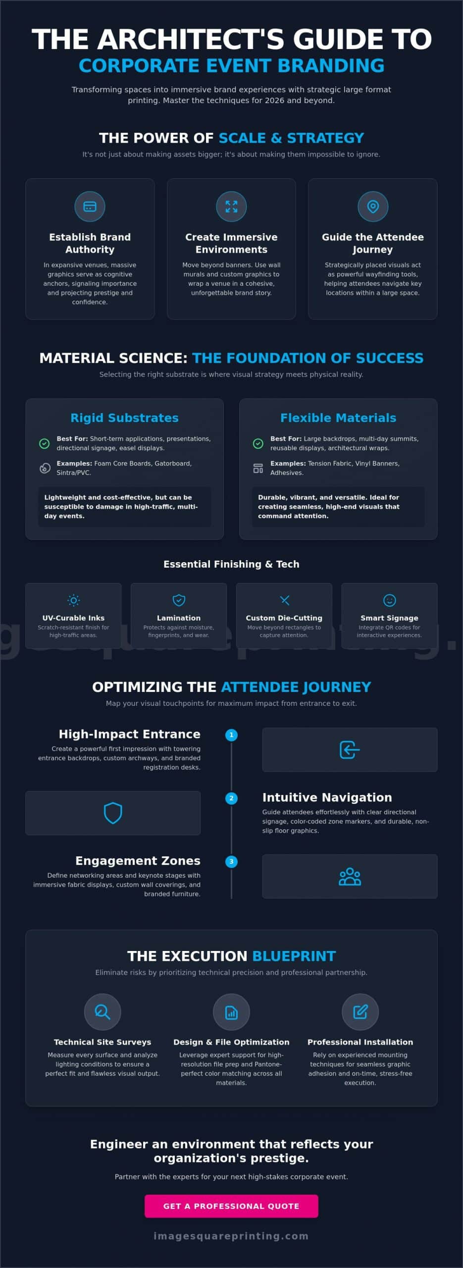 Large Format Printing for Corporate Events: The 2026 Strategic Branding Guide
